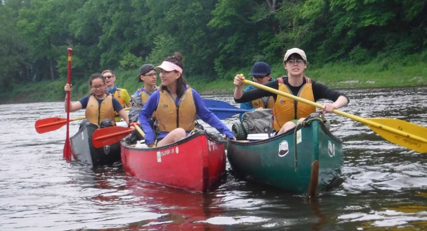 canoeing trip for teens in philadelphia